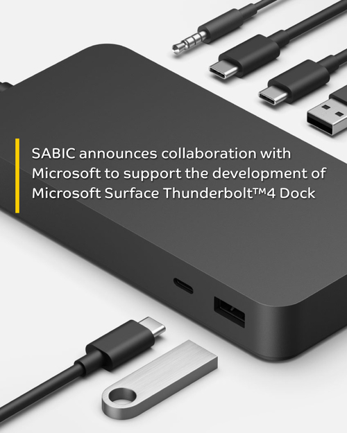 последний случай компании о Сотрудничество с Microsoft Corporation для поддержки разработки Microsoft Surface ThunderboltTM4 Dock
